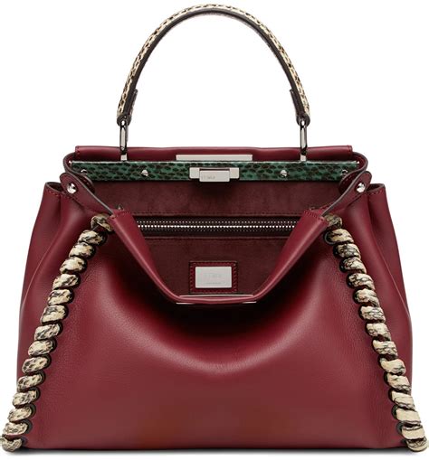 coloe fendi|fendi peekaboo snakeskin.